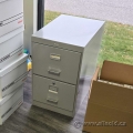 Grey 2 Drawer Vertical File Cabinet